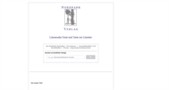 Desktop Screenshot of nordpark-verlag.de